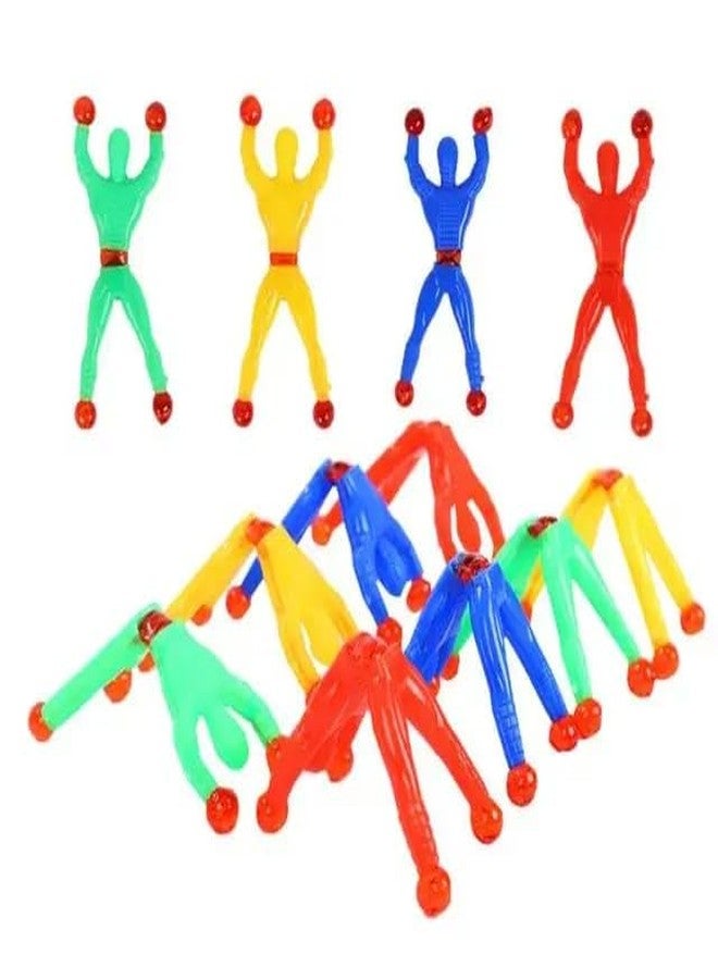AMANVANI Wall Climber Toy, Rolling Man for Kids, Sticky Wall Climbing Toys, Toys for Kids, Rolling Men Wall Climbers, Birthday Return Gift for Kids (Pack of 24) - Image 3